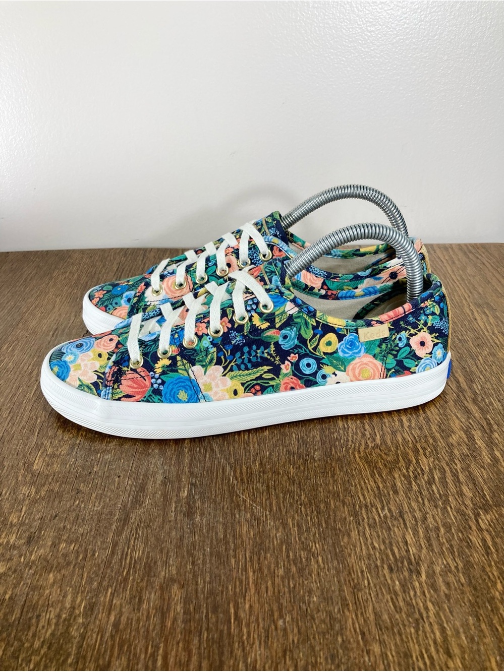 Keds x Rifle Paper Co Garden Party Canvas Sneaker Women’s Size 8 Multi - Picture 2 of 8